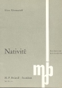 Nativit fr Streichtrio und Streichorchester Studienpartitur