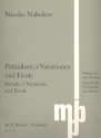 Prludium 4 Variationen und Finale fr Violoncello und Orchester fr Violoncello und Klavier