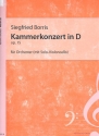 Kammerkonzert in D op.15 fr Orchester Faksimile