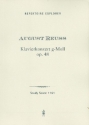 Konzert g-Moll op.48 fr Klavier und Orchester Studienpartitur
