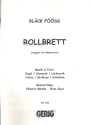 Rollbrett fr Mnnerchor a cappella Partitur