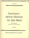 Seemann deine Heimat ist das Meer  und  Genau wie du: fr Blasorchester Stimmen