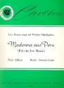 Madonna aus Peru: Einzelausgabe Gesang und Klavier
