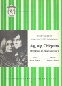 Ay ay Chiquita: Einzelausgabe Gesang und Klavier