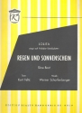 Regen und Sonnenschein: Einzelausgabe Gesang und klavier