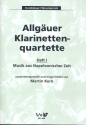 Musik aus Napoleonischer Zeit fr 3 Klarinetten und Baklarinette Partitur und Stimmen