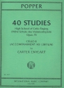 40 Studies op.73 for cello cello 2 (accompaniment ad lib)