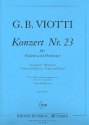 Konzert Nr.23 fr Violine und Orchester fr Violine und Klavier