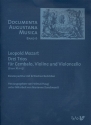 3 Trios Eisen XI:1-3 fr Cembalo, Violine und Violoncello Klavierpartitur mit kritischem Bericht