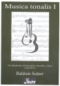 Musica tonalis Nr. 1 fr Mandoline (Altblockflte/Flte/Oboe) und Gitarre Partitur und Stimmen