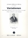 Variationen C-Dur ber Liebes Mdchen hr mir zu fr Klavier zu 4 Hnden Spielpartitur