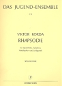 Rhapsodie fr Sopranflte, Xylophon, Metallophon und Schlagwerk, Stimmen