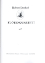 Fltenquartett op.77 fr 4 Flten Partitur und Stimmen