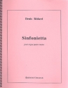 Sinfonietta  fr Orgel zu 4 Hnden Spielpartitur