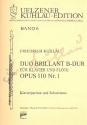 Duo brillant B-Dur op.110,1 fr Flte und Klavier