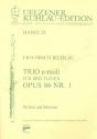 Trio e-Moll op.86,1  fr 3 Flten Partitur und Stimmen
