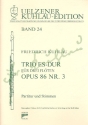 Trio Es-Dur op.86,3  fr 3 Flten Partitur und Stimmen