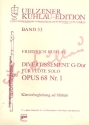 Divertissement G-Dur op.68,1 fr Flte solo (Klavier ad lib)