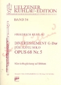 Divertissement G-Dur op.68,5 fr Flte solo (Klavier ad lib)