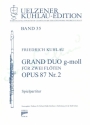 Grand Duo g-Moll op.87,2 fr 2 Flten Spielpartitur