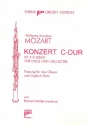 Konzert C-Dur für 3 Oboen und Englischhorn Partitur und Stimmen