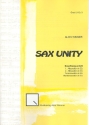 Sax Unity für 4 Saxophone (AATBar) Partitur und Stimmen