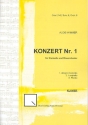 Konzert Nr.1 fr Klarinette und Blasorchester fr Klarinette und Klavier