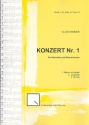 Konzert Nr.1 op.8 fr Klarinette und Blasorchester Partitur