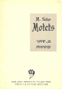 Motets for mixed chorus score (hebr.)