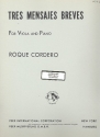 3 Mensajes Breves  for viola and piano