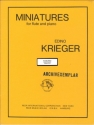 Miniatures for flute and piano