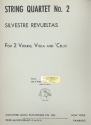 String Quartet no.2 for 2 violins, viola and violoncello score