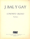 Concerto grosso for orchestra score