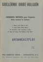Ceremonia indigena for orchestra study score