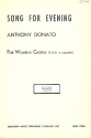 Song for Evening for female chorus a cappella score