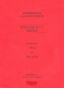Chopin: Prlude No. 3 for 4 flutes score and parts