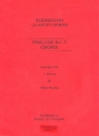 Chopin: Prlude No. 3 for 4 flutes score and parts