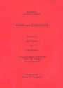 Theme and Variations for 4 trombones score and parts