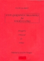 Five Gershwin Melodies for 4 flutes score and parts