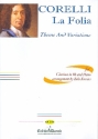 La Folia Theme and Variations for clarinet and piano