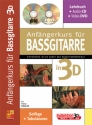 Anfngerkurs in 3D (+CD +DVD): fr Bassgitarre  (dt)