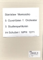 5 Ouvertren fr Orchester 5 Studienpartituren im Schuber