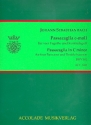 Passacaglia c-Moll BWV582 fr 4 Fagotte und Kontrafagott Partitur und Stimmen