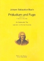 Präludium und Fuge C-Dur BWV872 für 3 Violoncelli Partitur und Stimmen