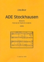 Ade Stockhausen für Orgel solo (2008)