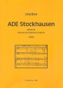 Ade Stockhausen (2008) fr Orgel solo