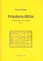 Friedens-Bitte fr 4-8 stg gem Chor a cappella Partitur (la) (2012)