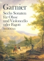 6 Sonaten fr Oboe und Violoncello (Fagott) 2 Spielpartituren