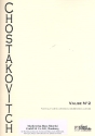 Valse no.2 de la Suite de jazz no.2 pour quatuor  cordes (orchestre  cordes) partition et parties