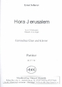 Hora Jerusalem fr gem Chor und Klavier Partitur (hebr)